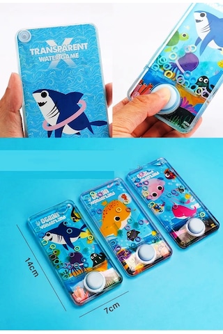 Transparent Water Ring Game Water Ring Ocean World For Kids 1 Adet Okyanus Dünyası Sulu Halka Oyunu