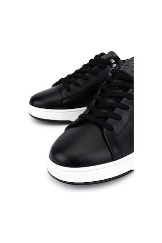 Tamer Tanca Erkek Hakiki Deri Siyah Sneakers & Spor Ayakkabı 1174 505 Erk Ayk Y26 Sıyah