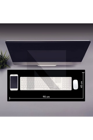 MP05 - 90x40 2xlarge Siyah Gaming Mousepad Ev, Ofis Oyun