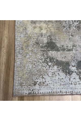 Hoom Rugs Arkaik Plz 06 Antrasit Etnik Renkli Vintage Makine Halısı Çok Renkli
