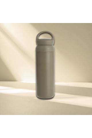 Paslanmaz Çelik Tutacaklı Termos 500 Ml -vakumlu Sızdırmaz Termos Haki