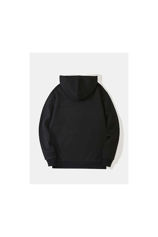 Altamira Unisex New Moment Baskılı Oversize Kapşonlu Sweatshirt 001
