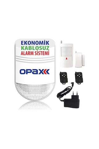 Opax Bgr-06 Ekonomik Kablosuz Alarm Sistemi (Ev Ve Ofislere İçin)