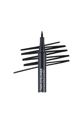 Flormar Ultra Thin İnce Keçe Uçlu Likit Göz Kalemi 001 Black