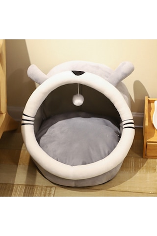 Mufunye Kedi Mağarası Evcil Hayvan İçin Yatağı İdeal Ve Konforlu