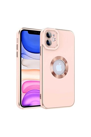 Apple Uyumlu iPhone 11 Kılıf Zore Kongo Kapak Rose Gold