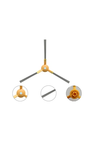 Homend Uyumlu 1281h / 1282h / 1283h / 1285h / 1286h Alex Laser İçin 6'lı Yan Fırça Takımı
