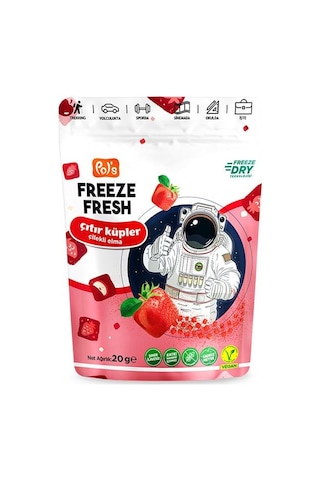 Pol's Freeze Fresh Dondurularak Kurutulmuş Çıtır Küpler 20 Gr 20 G
