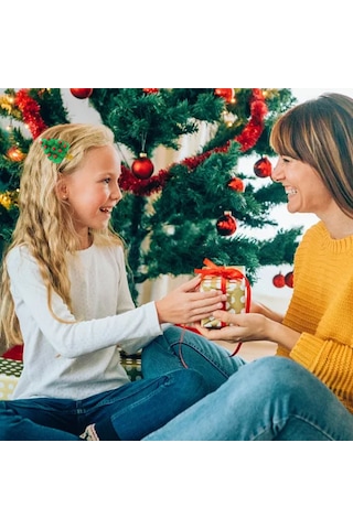 Noel Saç Tokası Güzel Sevimli Ren Geyiği Boynuzu Saç Aksesuarları Boynuzlu Ve Kulaklı Kafa Bandı Payet Saç Tokası Çok Renkli