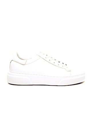 Beyaz Hakiki Deri Sneaker Ayakkabı 632.2501-beyaz Beyaz
