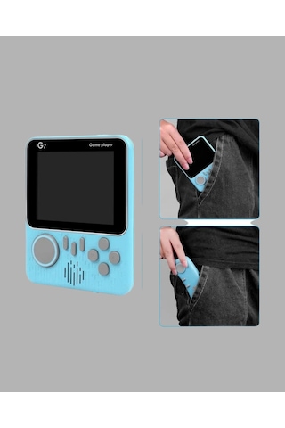 666 Oyunlu Retro Mini Oyun Konsolu 3.5" Lcd Ekran Ve Çift Kişilik Oyun Najmaddin