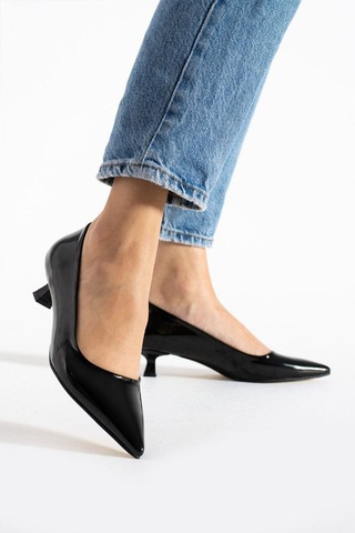 Lady Rugan Kadın Stiletto Topuklu Ayakkabı Siyah