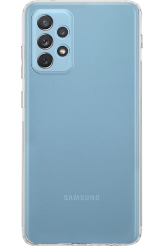 Samsung Galaxy Uyumlu A72 Kılıf Kamera Korumalı Tıpalı Şeffaf Silikon Kapak