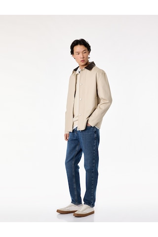 Koton Pamuklu Regular Fit Normal Bel Tapered Jean Pantolon - Joe Jean Koyu İndigo 6sam40162nd