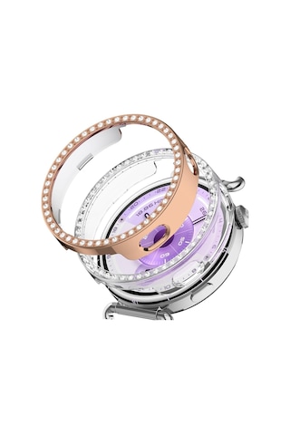 Huawei Watch Gt 6 41mm Tek Sıra Taşlı Kasa Koruyucu Ekran Koruyucusuz Teksıra