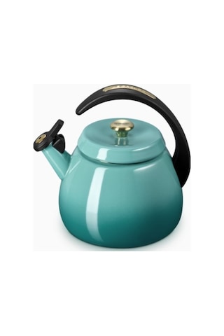 Le Creuset Su Isıtıcısı Çanı 2,1 L, Emaye Karbon Çelik, Şık Ve Dayanıklı Su Isıtıcılar Turkuaz 9