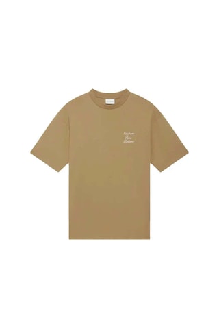 Ice Brown 100% Pamuk Not From Paris Madame T-shirt - Şık Ve Rahat Calligraphie Tasarım Kahverengi
