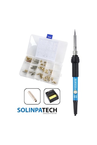 60W Isı Ayarlı Ahşap Yakma Kalemi + 55 Parça Ağaç Dağlama, Kesme, Oyma, Kabartma Uç Seti