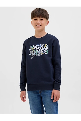 Jack & Jones Jack&jones Jjgeplas Erkek Çocuk Sweatshirt 12279606 Lacivert