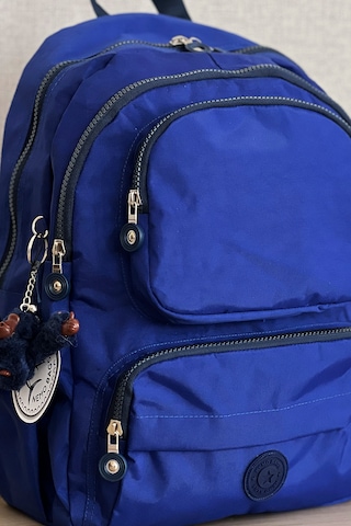 Nemo Group Saks Mavisi Okul Sırt Çantası Krinkıl Kumaş Saks Mavi