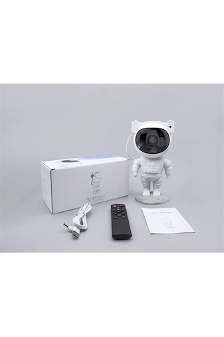 Çocuklara Özel Projeksiyon Astronot Lamba Speaker Sevimli Diğer 03092874