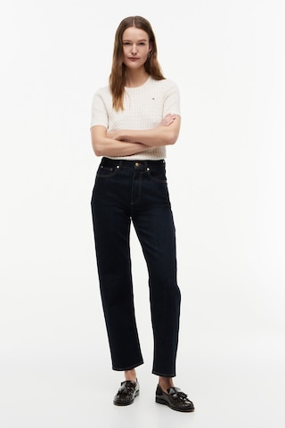 Tommy Hilfiger Tapered Rınse Hw Ankle Kadın Mavi Denim Pantolon - Ww0ww50966