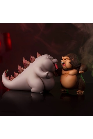 Novahub Ziboo Kingboo Reçine Heykelcikler - Ev & Ofis Dekorasyonu - Ahşap Ve Reçine Karışımı - Unik Hediye İçin