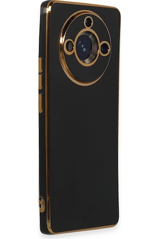 Newface - 197 - Realme 11 Pro Kılıf Volet Silikon - Csmo-tex - - Siyah