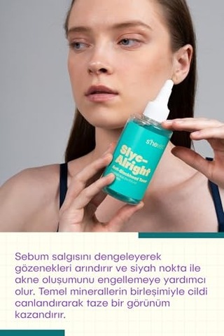 She Vec Slyc-alrıght-salisilik Asit Sivilce Ve Siyah Nokta Karşıtı Arındırıcı & Canlandırıcı Bha Tonik 200ml