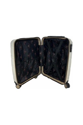 Las Vegas Polo Polipropilen Kabin Boy Valiz Bej