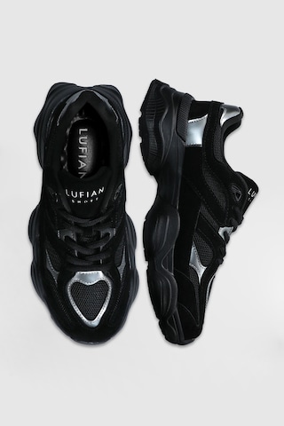 Lufian Mery Kadın Sneaker Ayakkabı Siyah Siyah 122230036100100 Siyah