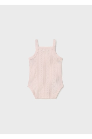 Mayoral Yenidoğan Kız Bebek Askılı Body Pembe
