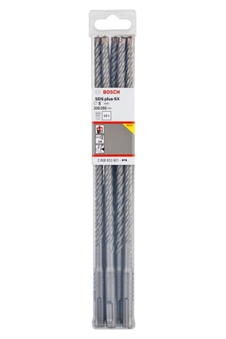 Bosch SDS-Plus 5X Kırıcı Delici Matkap Ucu 8x260 mm 10'lu Paket - 2608833901