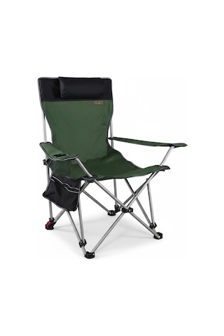 Madfox Prowler 3 Kademeli Yatabilen Kamp Sandalyesi Green/black