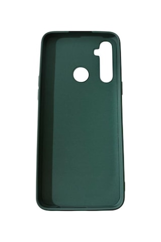 Realme C3 İle Uyumlu Cappy Silikon Kılıf Yeşil Yeşil