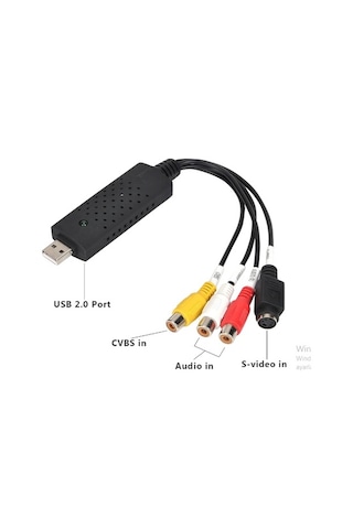 Easycap Usb Capture Kayıt Kartı Kamera Uydu Çevirici Dönüştürücü