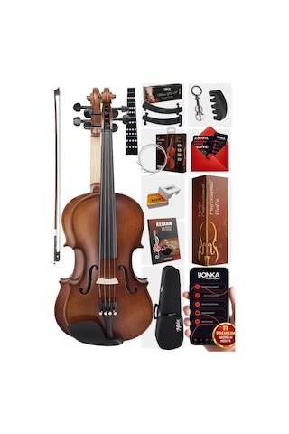 Rennes RV-403 Çocuk Kemanı Seti Kaliteli 3/4 Boy (10-13 Yaş Arası)