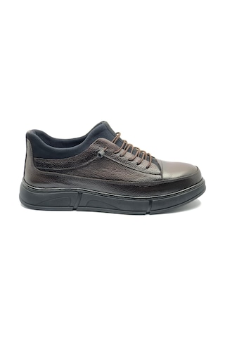 Dropland 9028 Hakiki Deri Erkek Casual Ayakkabı Kahverengi