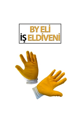 İş Eldiveni By Eli Soft Kırmızı-siyah