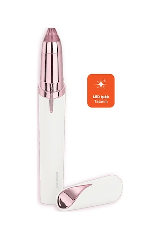 Polosmart Pbs819 Pilli Led Aydınlatmalı Kaş Düzeltme Cihazı Pembe Diğer