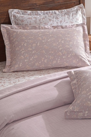 Puffy Elois Tek Kişilik Bambu Pike Takımı - Mürdüm