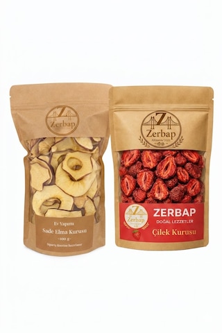 Doğal Lezzetler Sade Elma Kurusu & Çilek Kurusu 2'li Avantaj Seti 2 X 100 G 200 G