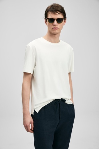 Lufian Finto Modern Grafik Erkek T-shirt 111020323 Beyaz