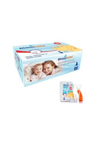 Rhinobebe Nazal Aspiratör Yedek Ucu Mega Paket 100'lü + Nazal Aspiratör