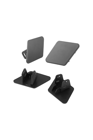 Geeroyoo Bmw 3 Serisi E90 2005-2009 Ön Tampon Far Yıkama Kapakları - Mat Siyah Dayanıklı Plastik Koruyucu Kapaçık Çifti