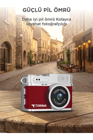 Torima CMR35 Mini Anahtarlık 1080P Dijital Fotoğraf Video Kamera