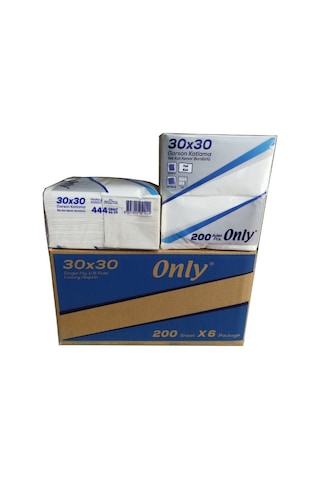 Only Garson Katlama Peçete 200'lü 6 Paket 30 x 30 CM
