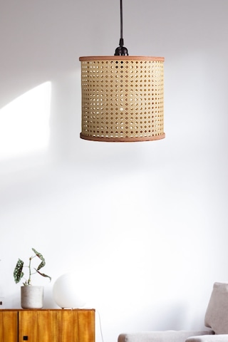 Istanbul Serisi Riva Hazeran Avize Sarkıt 25cm Ahşap