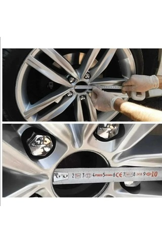 Focus Fiesta C-max Kuga Mondeo Courier Uyumlu Jant Göbeği 4'lü 5.5cm Diş Ölçü 6m211003aa