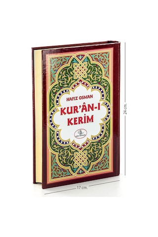 Kuranı Kerim - Arapçasız Sadece Türkçe Okunuşu - Şamua Kağıt - Hafız Osman